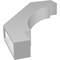 Ekena Millwork 3-in. W x 16-in. D x 22-in. H Merced Architectural Grade PVC Knee Brace BRCP03X16X22MRC - alternate 2